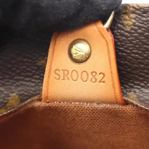 LOUIS VUITTON Authentic Brown Monogram Leather Tote Bag - Picture 6 of 11